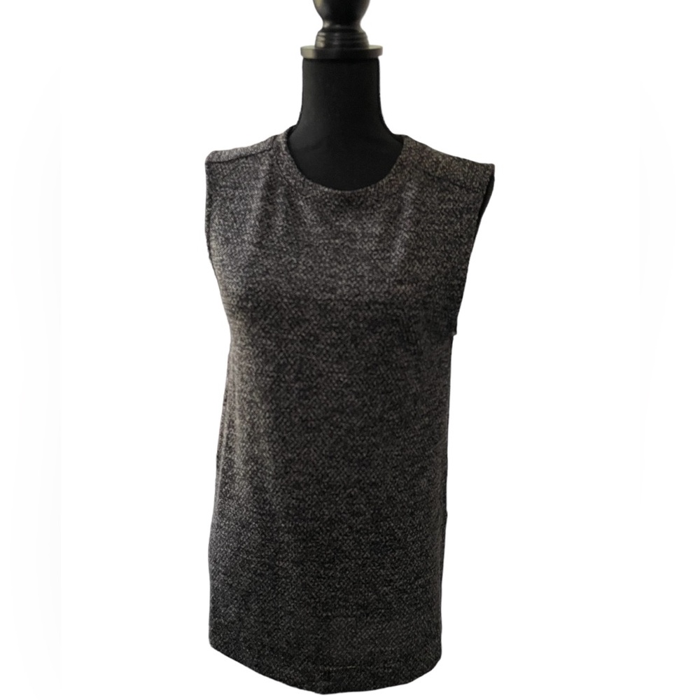 Banana Republic Women Casual Thin Gray Sweater Tank Top Size Petite Small